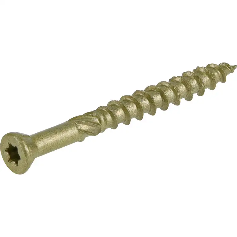 HILLMAN Power Pro No. 8 X 1-5/8 Inch Star Bronze Ceramic Coarse Screws 1023 Pack