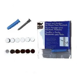6-Pack #12 x 2-Inch Flat-Head Wood Screws Wall Anchors Knape u0026 Vogt